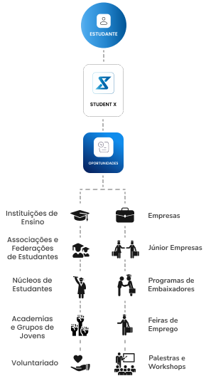 Flowchart of how StudentX can Help, Phones' version